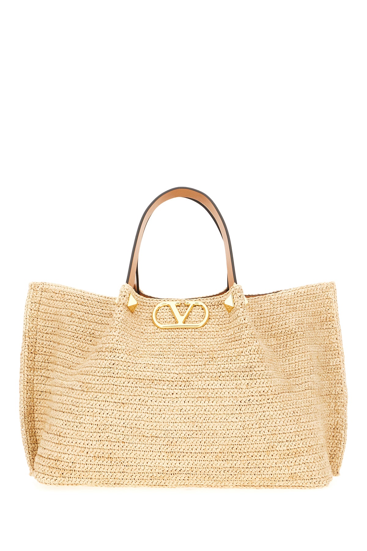 Borsa_a_mano_Vlogo_formato_piccolo_in_rafia_8W2B0T01QCL_QZW_Image_1