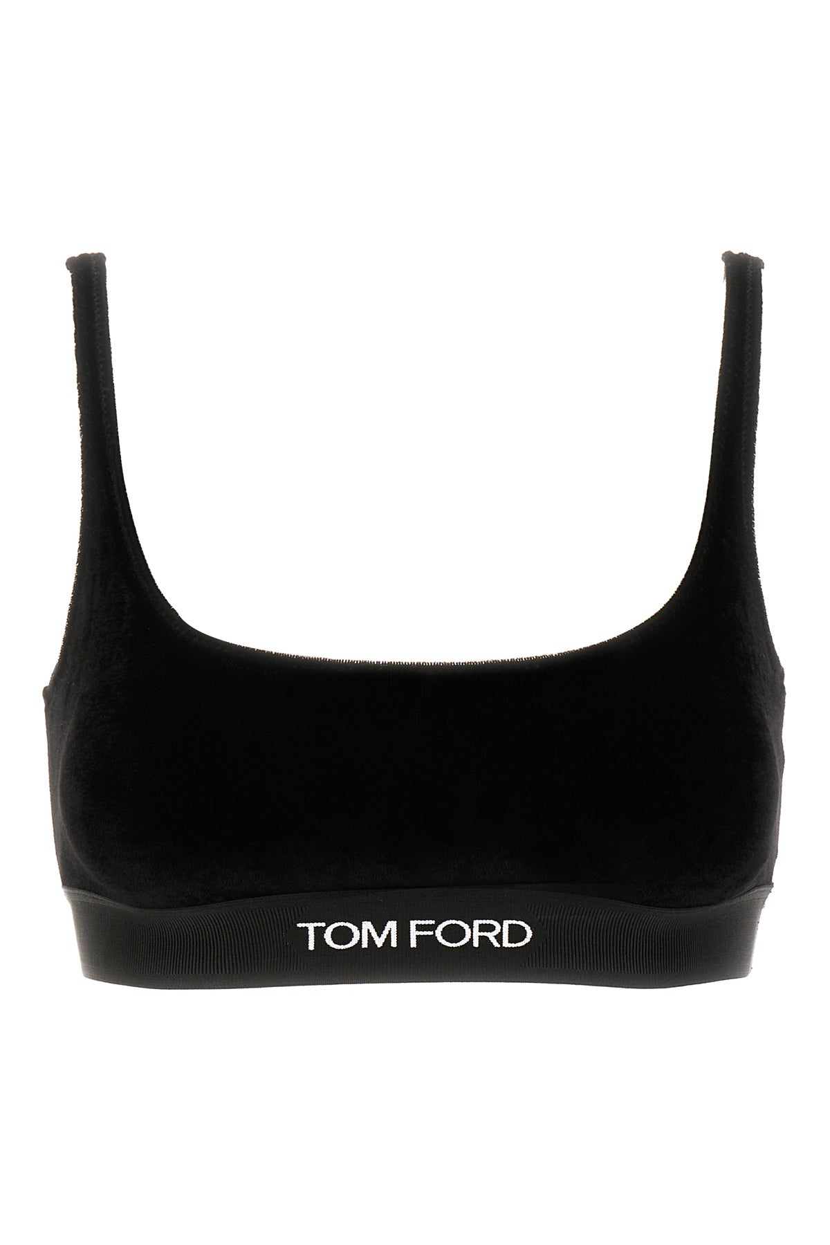 Crop_top_in_ciniglia_elasticizzato_BRJ018JEX065_NAA_Image_1