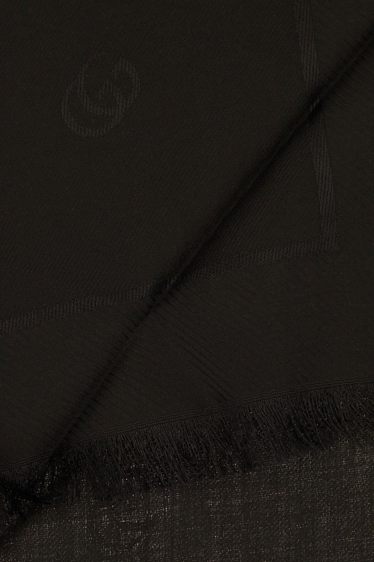 Foulard_nero_in_seta_e_lana_A0057A3GA38_1000_Image_2