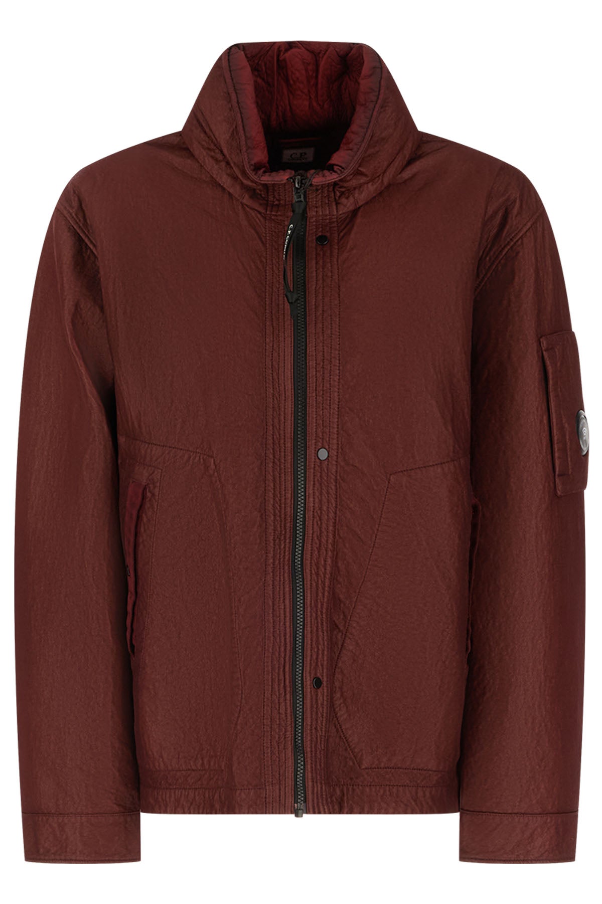 Giacca_in_nylon_bordeaux_21CMOW183A110404G_592_Image_1