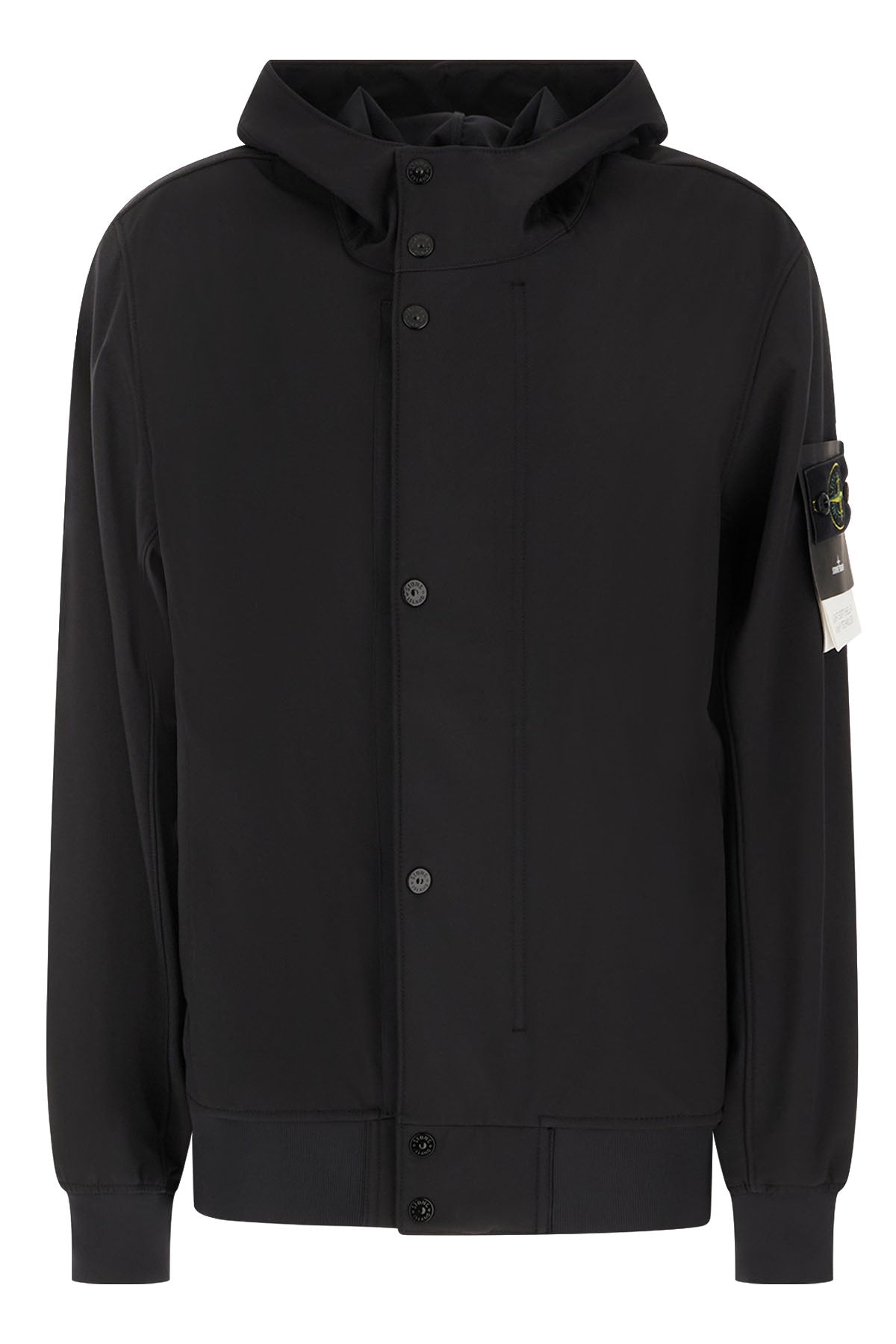 Giubbino_in_poliestere_stretch_nero_S154100118S0A22_V0029_Image_1